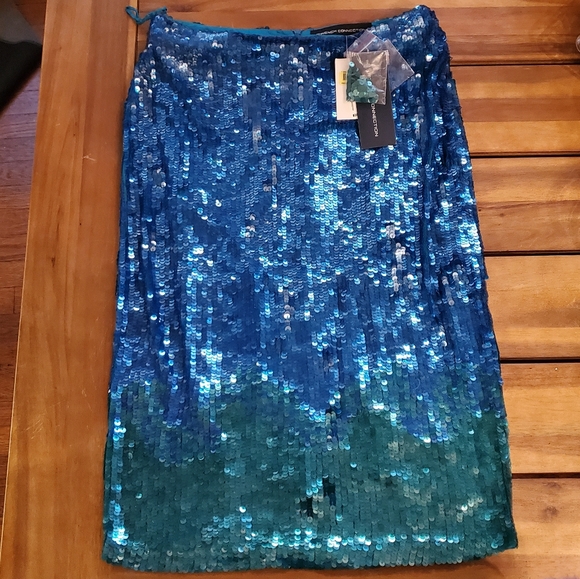 French Connection Dresses & Skirts - French Connection Sequin Ombre Pencil skirt NWT